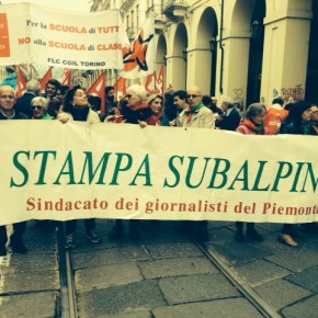 Più di 700 giornalisti al corteo del Primo&nbsp;Maggio