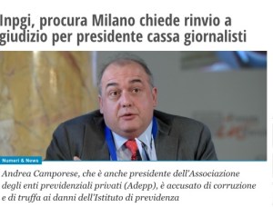 Il Fatto Quotidiano sulla vicenda Inpgi