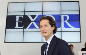 John Elkann durante l'assemblea degli azionisti di Exor, la holding del gruppo, nel Fiat Industrial Village, Torino, 30 maggio 2013.  ANSA/ ALESSANDRO DI MARCO