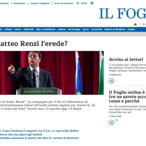 “Un salutare bagno d’inchiostro”. Il Foglio online da oggi si&nbsp;rinnova