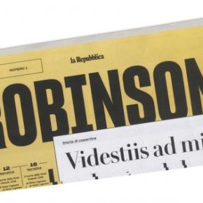 Domenica sbarca Robinson. Il concorrente de La Lettura firmato Repubblica. Inserto di 40&nbsp;pagine