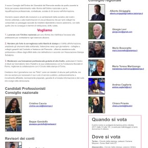 Votiamo signori giornalisti, ma che fatica crederci. Ai seggi 1° e 8&nbsp;ottobre