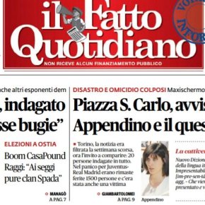 Claudio Cerasa (Il Foglio): avvisato o indagato, Il Fatto&nbsp;distingue