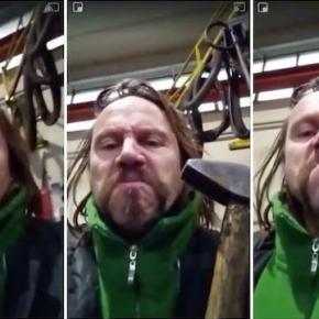 E’ tornato Davide Fabbri: “Prometto mille euro a chi infilerà un bastone nel culo a un giornalista antifascista”