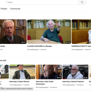 La grande epopea del giornalismo piemontese. In voce e in video la straordinaria storia dei protagonisti di una stagione indimenticabile. Raccolta sul canale YouTube del Centro Studi&nbsp;Pestelli